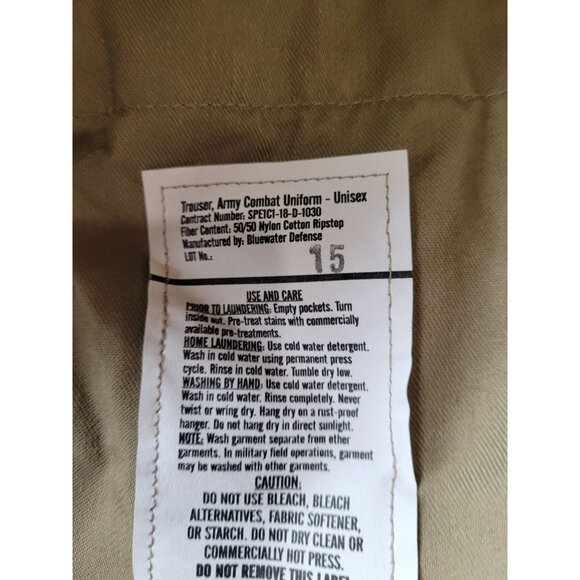 Army OCP Camo Pants Small Regular Insect Shield Combat Trouser Uniform Tactical - Picture 14 of 16